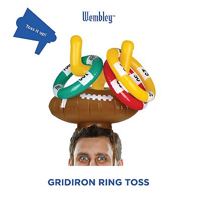 Wembley Inflatable Football Ring Toss Party Hat Game