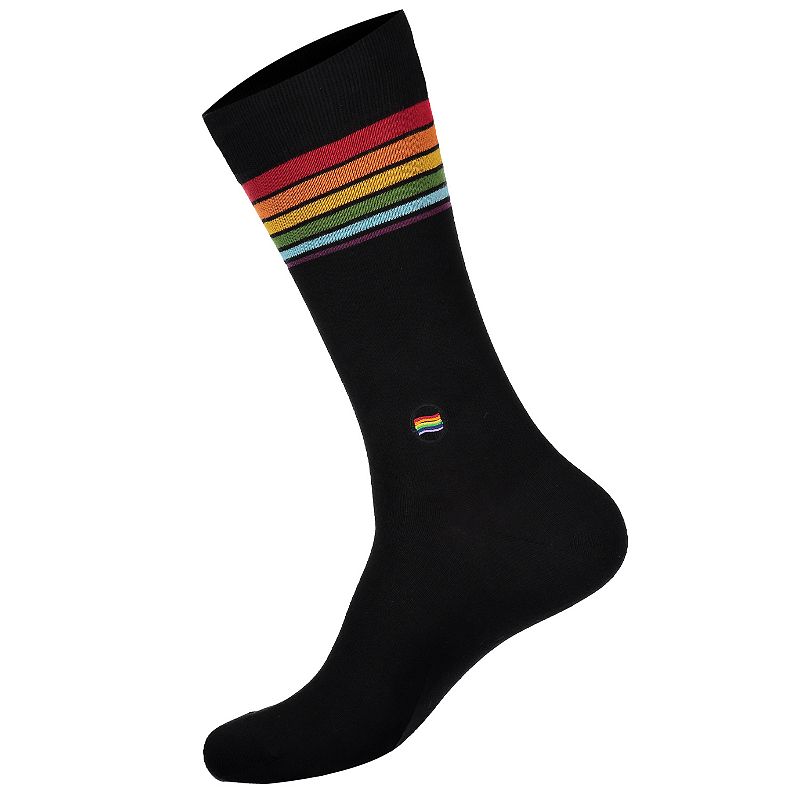 Conscious Step Socks that Save LGBTQ Lives, Adult Unisex, Size: Small, Blac