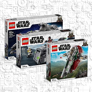 LEGO Star Wars Boba Fett's Starship 75312 Building Kit (593 Pieces)