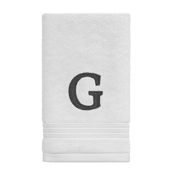 Avanti Monogram Fingertip Towel