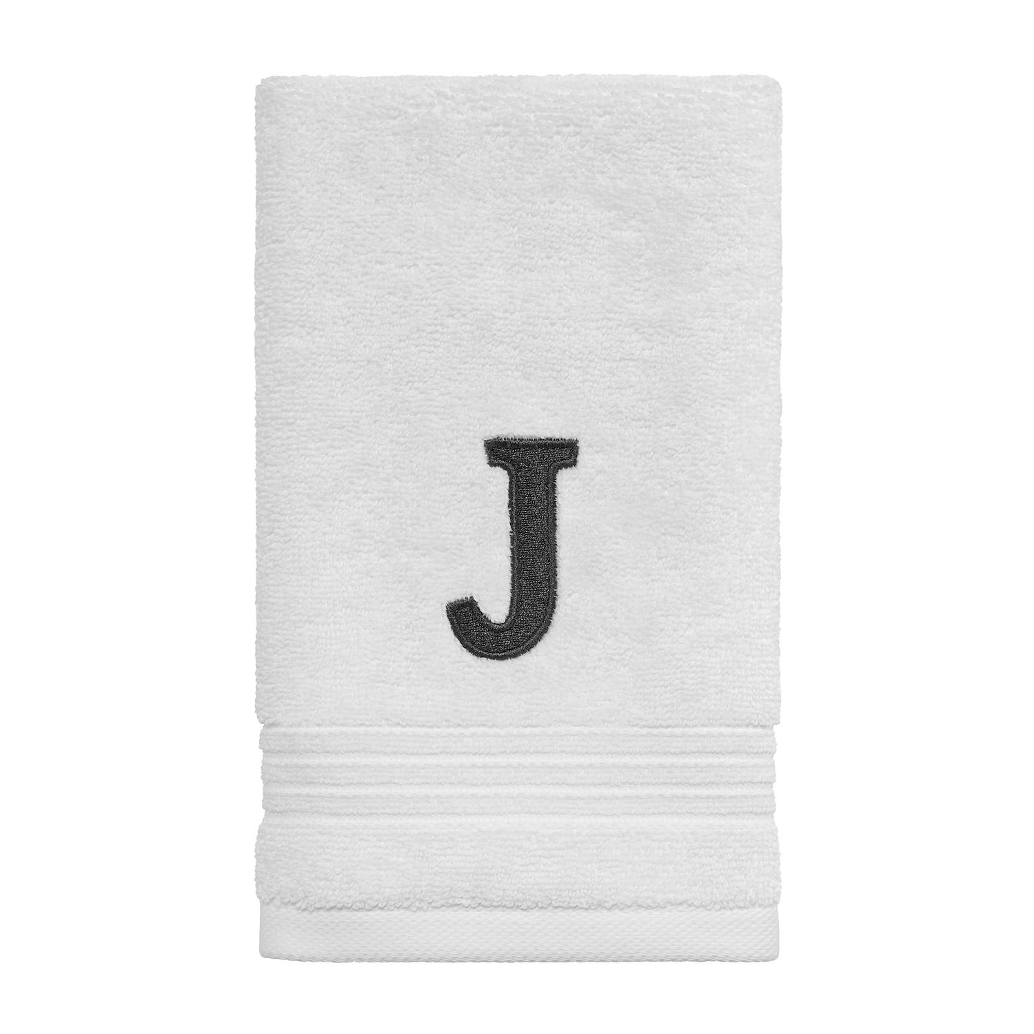 Avanti Monogram Fingertip Towel