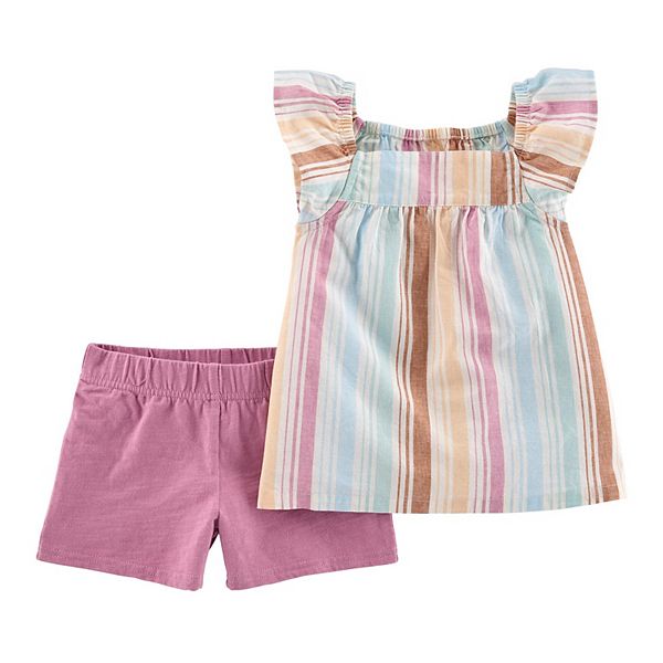 Cupcakes Carter's Baby & Toddler Girl's Outfits Mommy Loves Me Shorts Pants 