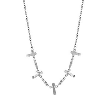 Symbols of Faith Multi Cross Chain Necklace