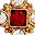Gold Tone Red