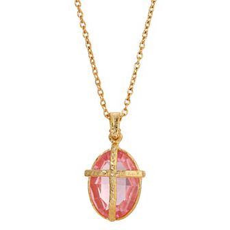 Symbols of Faith Crystal Cross Necklace