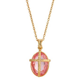 Symbols of Faith Crystal Cross Necklace