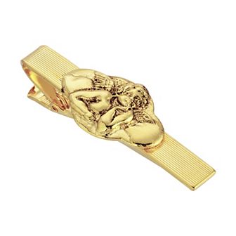 Symbols of Faith Gold Tone Angel Tie Bar Clip
