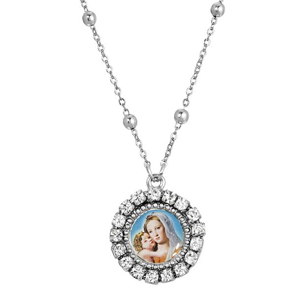 Virgin mary necklace on sale kohls