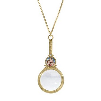 Symbols of Faith Mary and Child Magnifier Necklace