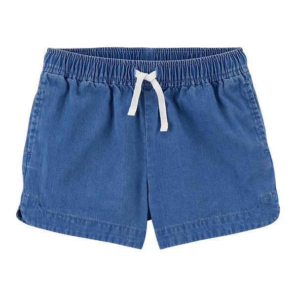 Girls 414 Carter's PullOn Chambray Shorts