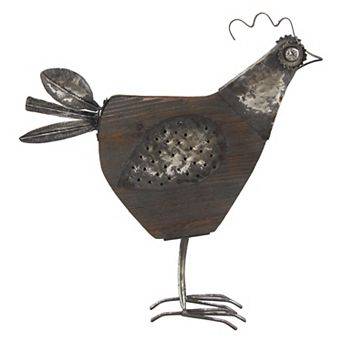 Stella & Eve Metal Rooster Sculpture