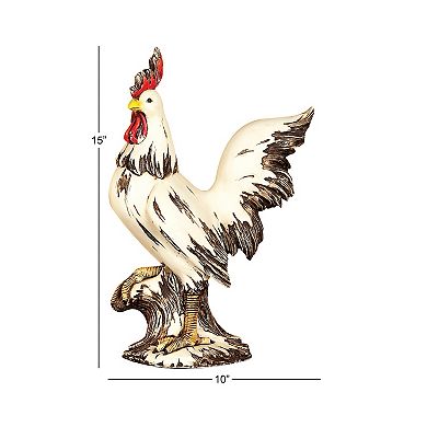 Stella & Eve Rooster Sculpture Floor Decor