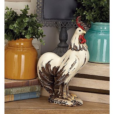 Stella & Eve Rooster Sculpture Floor Decor