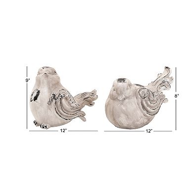 Stella & Eve Dove Garden Sculpture 2-Piece Set