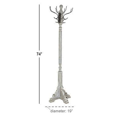 Stella & Eve Farmhouse Coat Rack Floor Decor