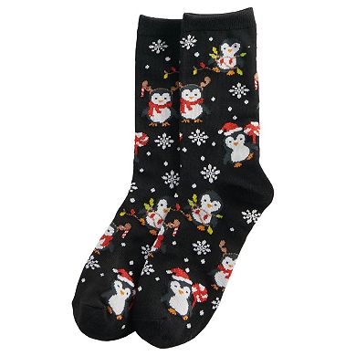 Women's SHINE Holiday Novelty Crew Socks
