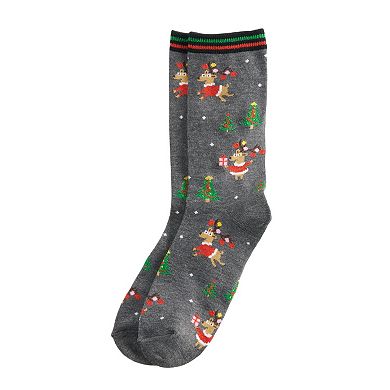 Women's SHINE Holiday Novelty Crew Socks