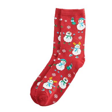 Women's SHINE Holiday Novelty Crew Socks
