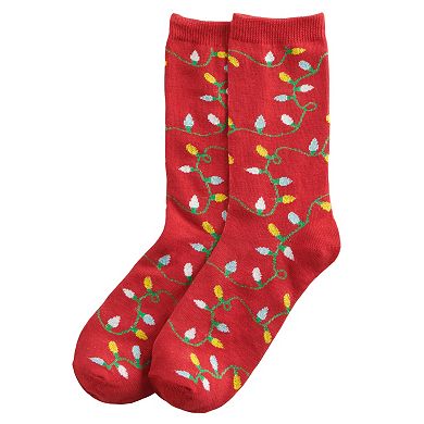Women's SHINE Holiday Novelty Crew Socks