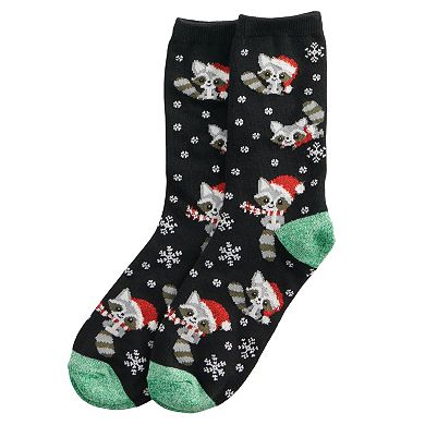 Women's SHINE Holiday Novelty Crew Socks