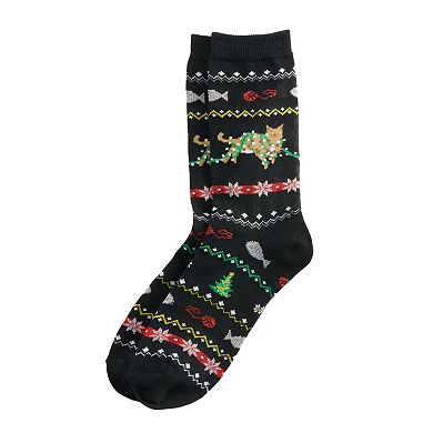 Women's SHINE Holiday Novelty Crew Socks