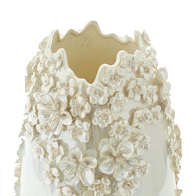 Stella & Eve Floral Farmhouse Vase Floor Decor