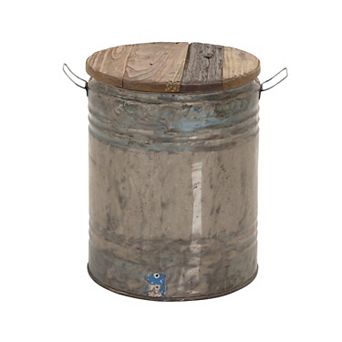 Stella & Eve Rustic Tin Accent Table