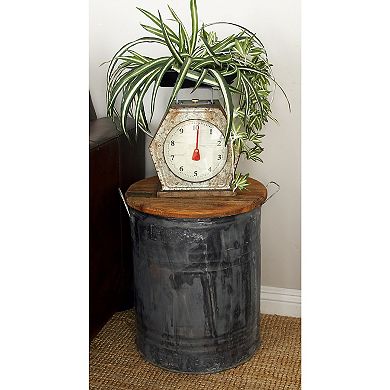 Stella & Eve Rustic Tin Accent Table