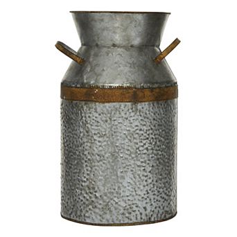 Stella & Eve Tin Decorative Jar Floor Decor