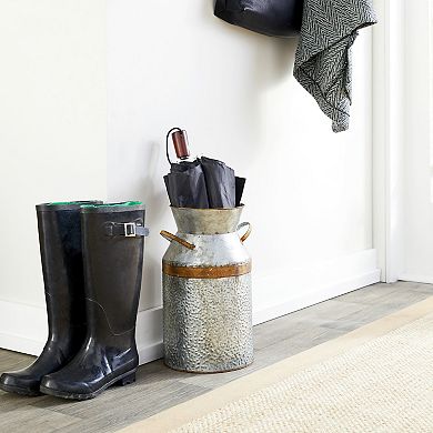 Stella & Eve Tin Decorative Jar Floor Decor
