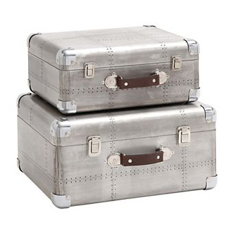Stella & Eve Gray Decorative Box Table Decor 2 pc Set