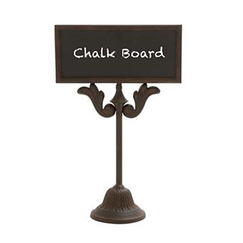 Stella & Eve Ornate Decorative Chalkboard Sign Floor Decor