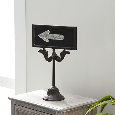 Stella & Eve Ornate Decorative Chalkboard Sign Floor Decor