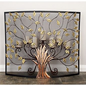 Stella & Eve Tree Of Life Fireplace Screen Floor Decor