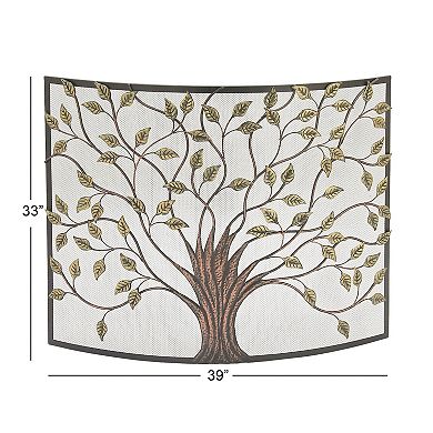 Stella & Eve Tree Of Life Fireplace Screen Floor Decor