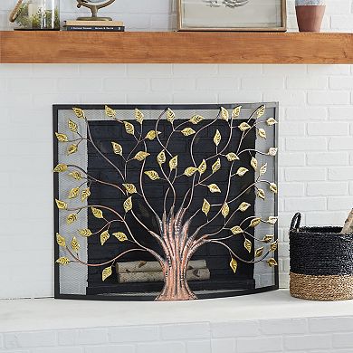 Stella & Eve Tree Of Life Fireplace Screen Floor Decor