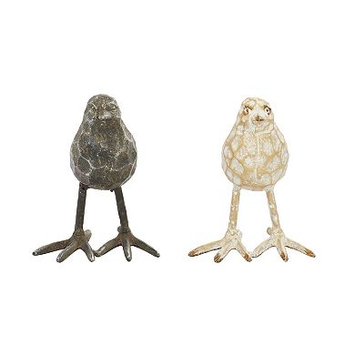 Stella & Eve Textured Bird Sculpture 2-piece Set