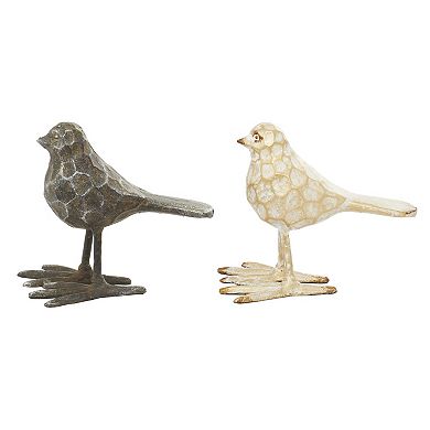 Stella & Eve Textured Bird Sculpture 2-piece Set