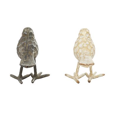 Stella & Eve Textured Bird Sculpture 2-piece Set