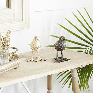 Stella & Eve Textured Bird Sculpture 2-piece Set