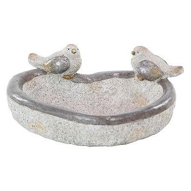 Stella & Eve Country Birds Heart Garden Sculpture Table Decor