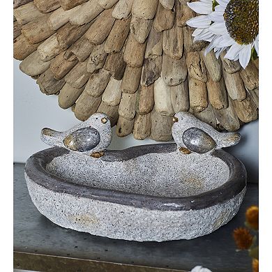 Stella & Eve Country Birds Heart Garden Sculpture Table Decor
