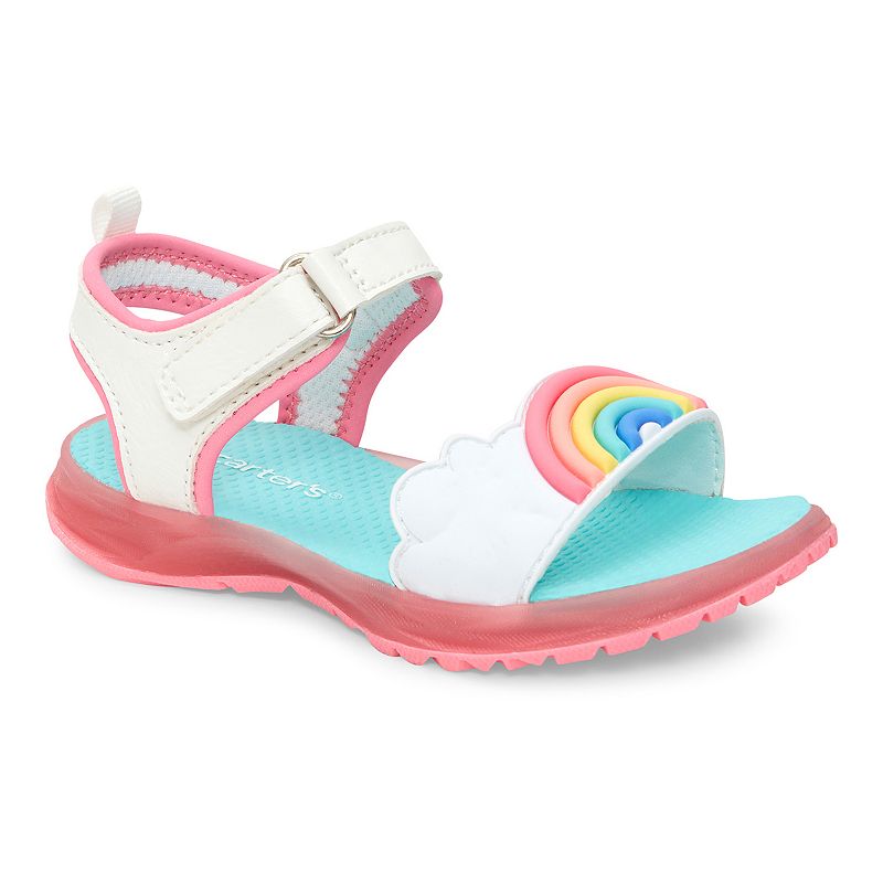 Carters Dreamy Toddler Girls Light-Up Sandals, Toddler Girls, Size: 4 T,