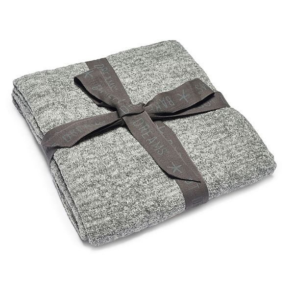 Barefoot Dreams® CozyChic Lite® Heathered Cable Knit Blanket