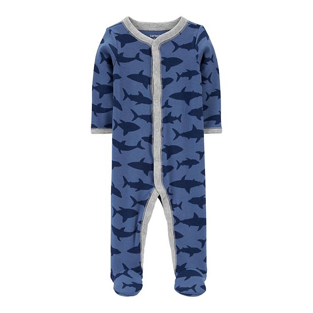 Baby Boy Carter s Shark Snap Up Cotton Sleep Play