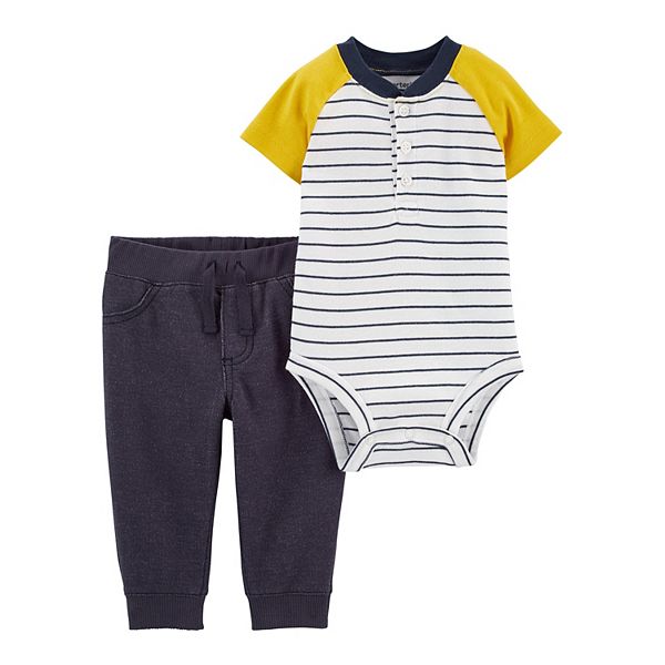 Baby Boy Carter's Striped Bodysuit & Pant Set