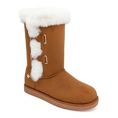 Kohls fuzzy outlet boots