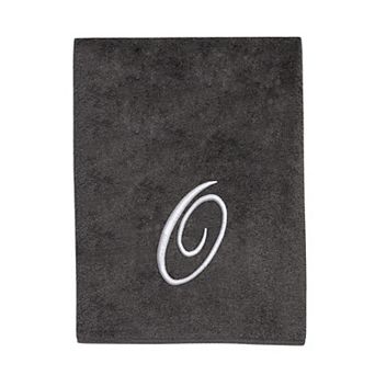 Avanti Premier Silver Script Monogram Bath Towel