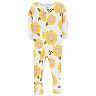 Baby Girl Carter's Sunflower Footed Pajamas