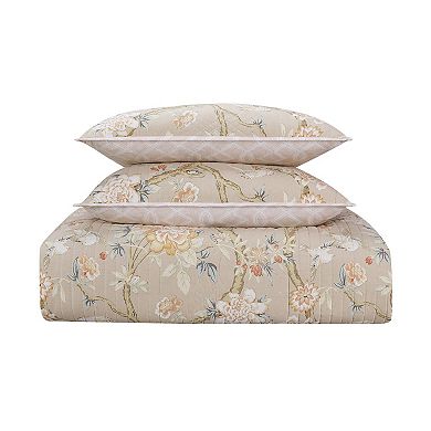 Waverly Mudan Quilt Set with Shams